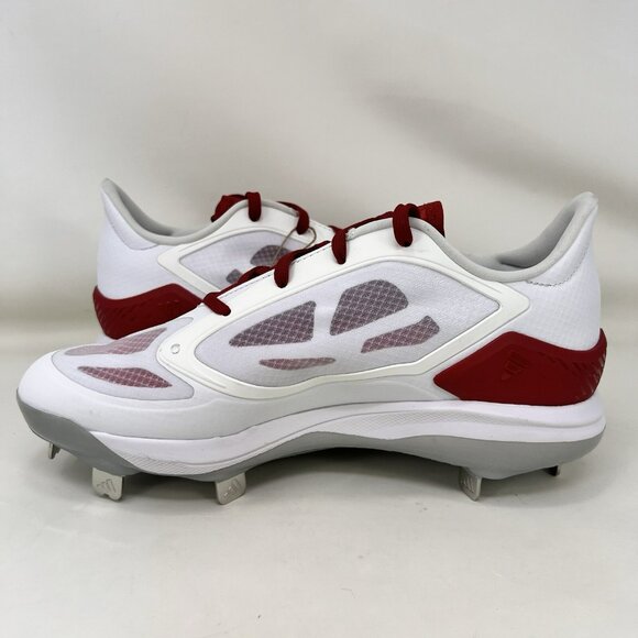 Adidas Adizero Purehustle 3 Elite Softball Cleats White Red Women’s Size 7.5 - Picture 5 of 9